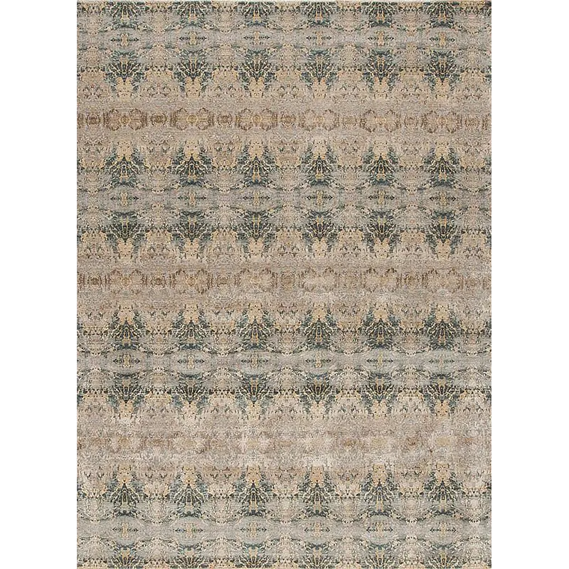 Impressions Series 156717 Impressions Wool &amp; Silk , Spirit, Aqua-Yellow