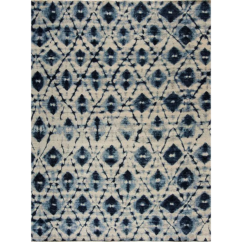 Shibori Series 157744 Shibori , Koga, Ivory-Blue