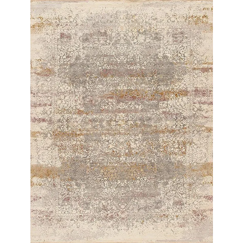 Ancient Wool &amp; Silk Delphi, Grey Ivory