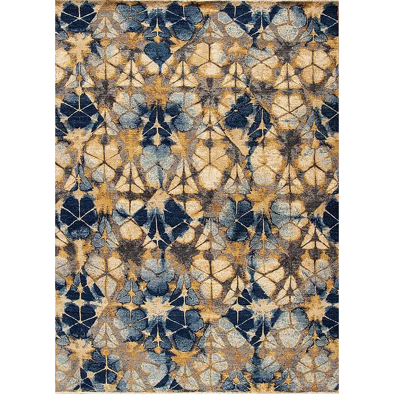 Shibori Series 162774 Shibori Couture , Soma, Gold-Blue