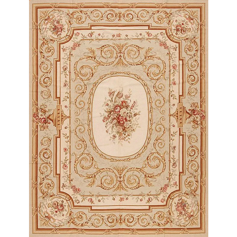 Needlepoints Rugs 164513 Petit Point Collection , Henley, Cel Green