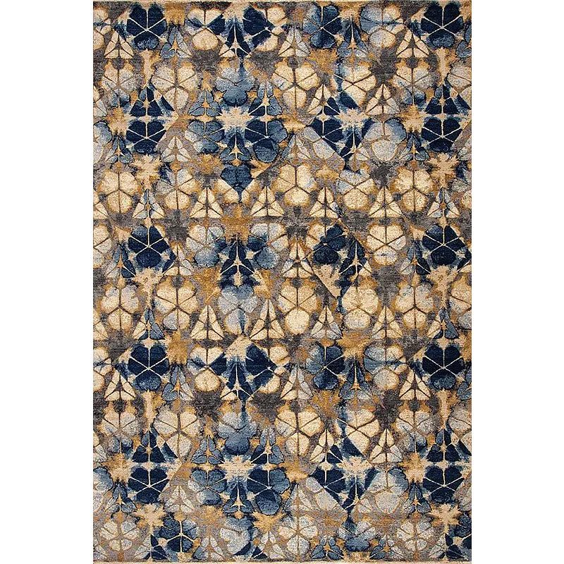 Shibori Series 164731 Shibori Couture , Soma, Gold-Blue
