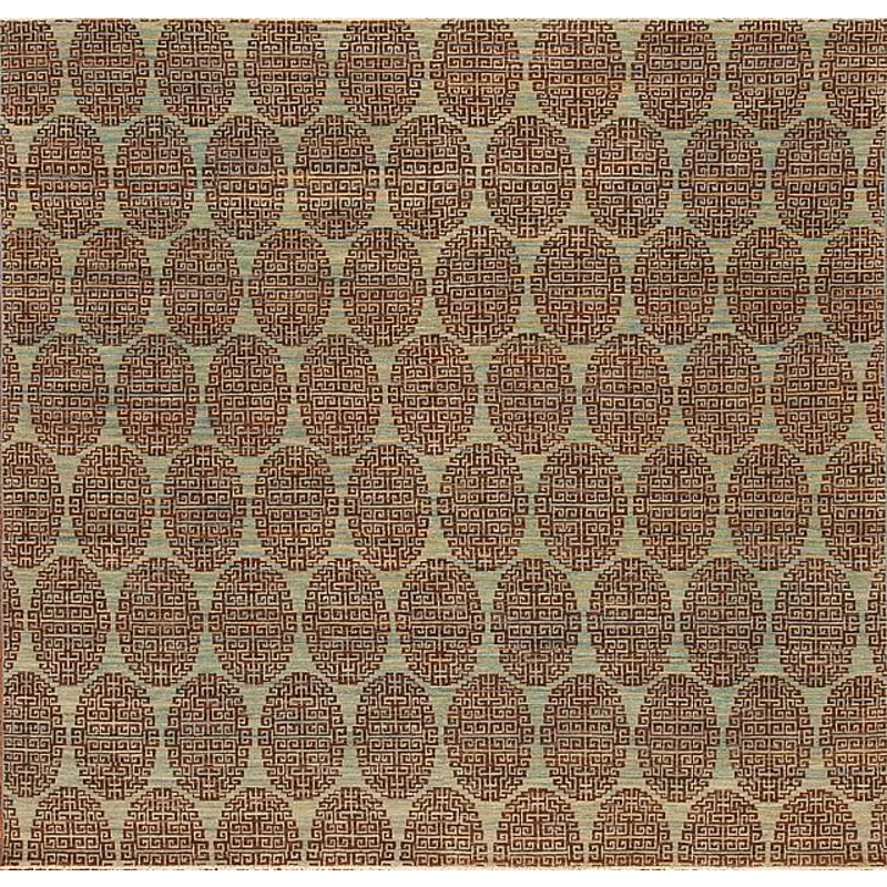 Squares 174620 Caspian Collection 2 , Baku, Blue Brown
