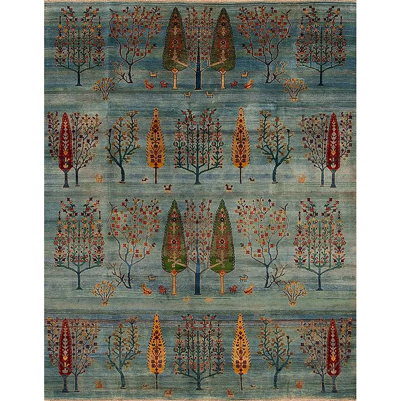 176771 Transitions , A332 8/8 Wool Pile, Blue Multi