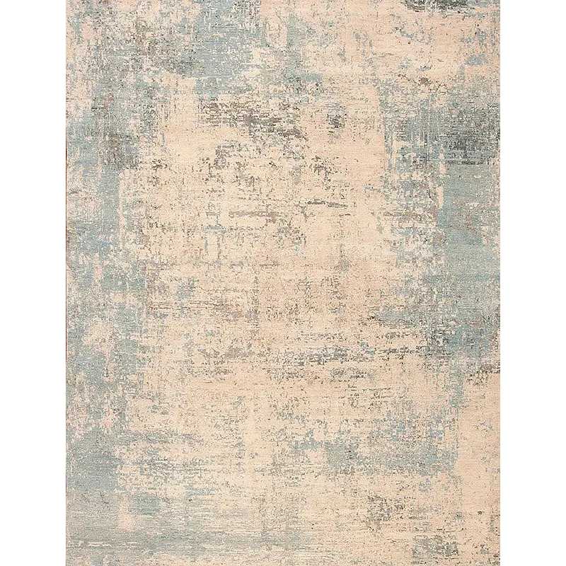178039 Zenith Wool &amp; Silk , Crescendo, Ivory Blues