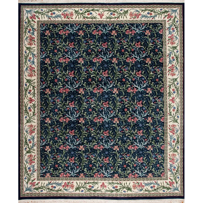 One of a Kind 22138 English Garden Collection , Kent, Navy/Ivory