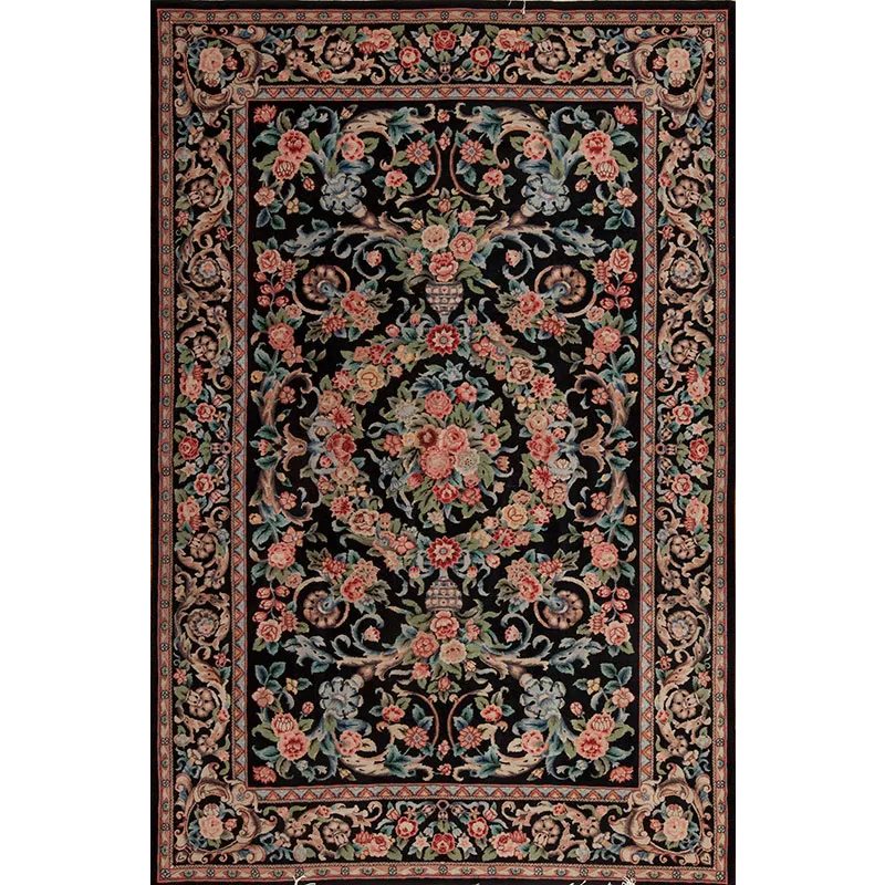 Assorted Traditional 30464 Chateau Collection Brittany Black/Black
