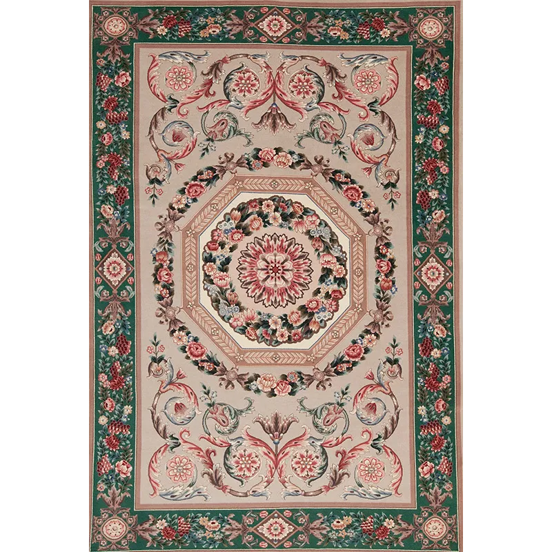Assorted Traditional 36093 Chateau Collection Chantilly, Beige/Green