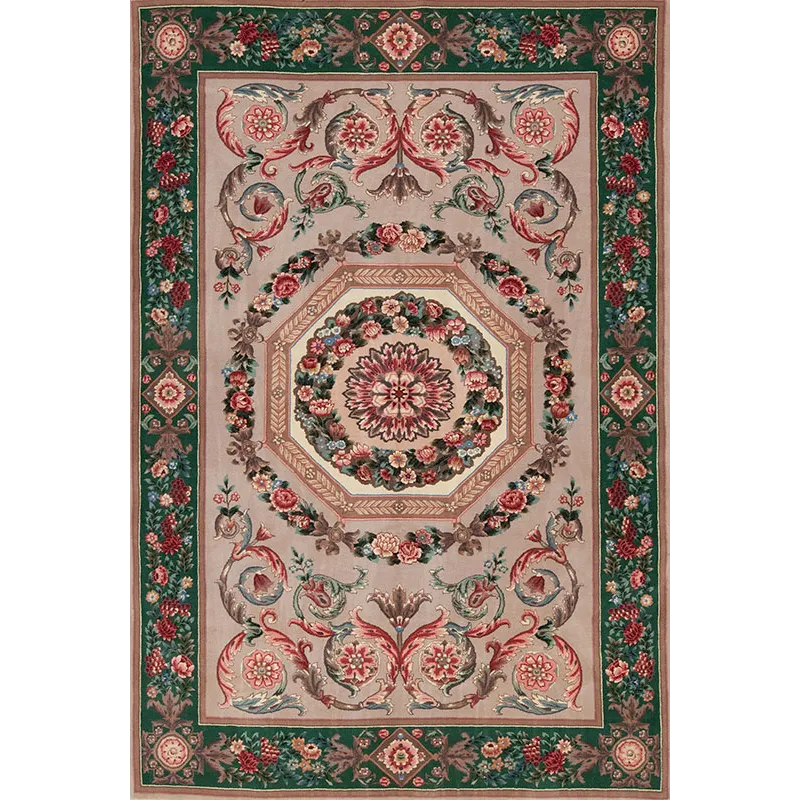 Assorted Traditional 38053 Chateau Collection Chantilly, Beige/Green
