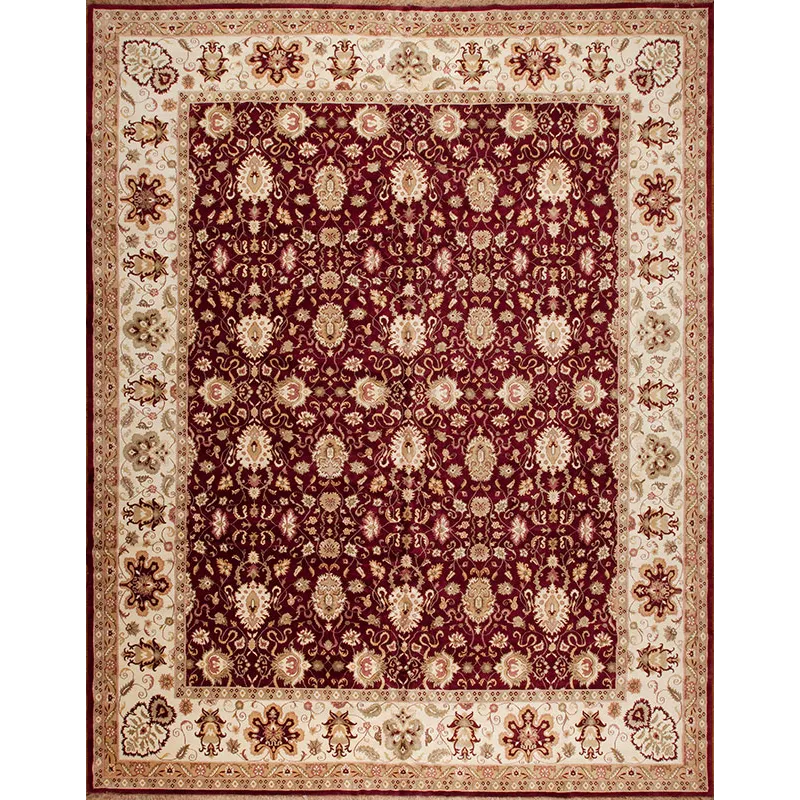 Mansion Sizes 45448 Agra-2, Red/Ivory