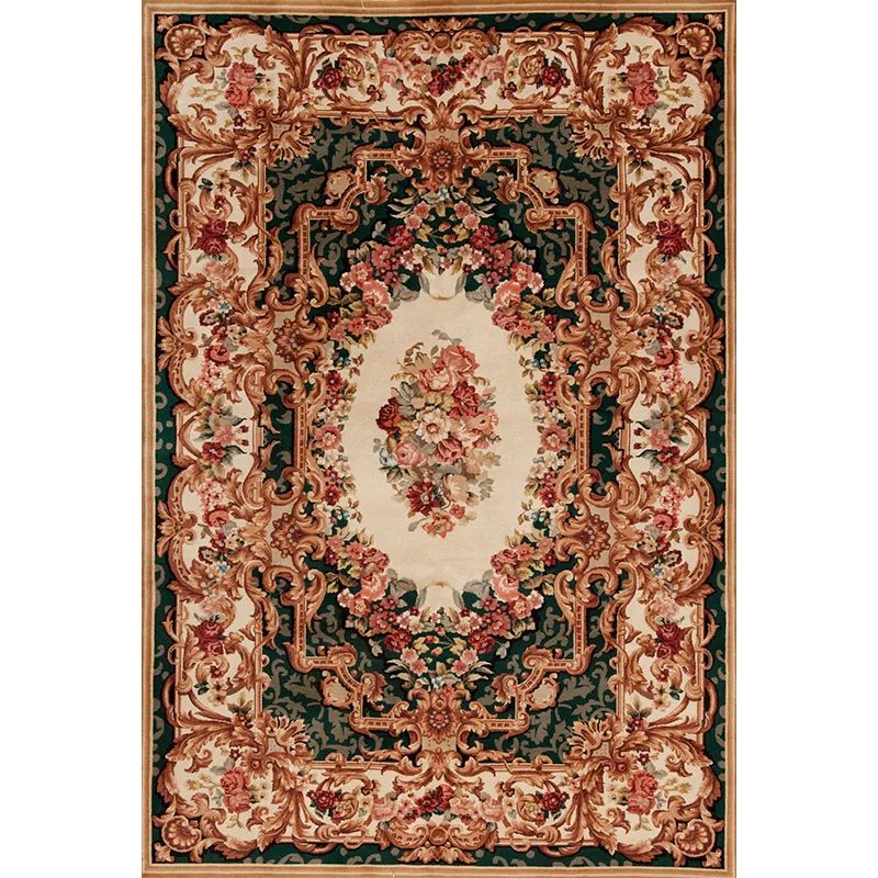 Assorted Traditional 49802 Sino Aubusson Ca433, Emerald Green