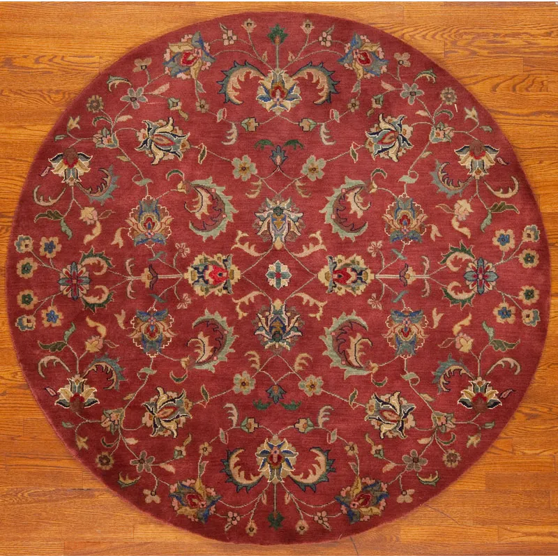 Assorted Rounds 72179 Indo Persian , 105, Red