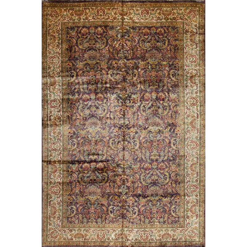 81104 Golden Age , Glamour, Aubergine/Ivory