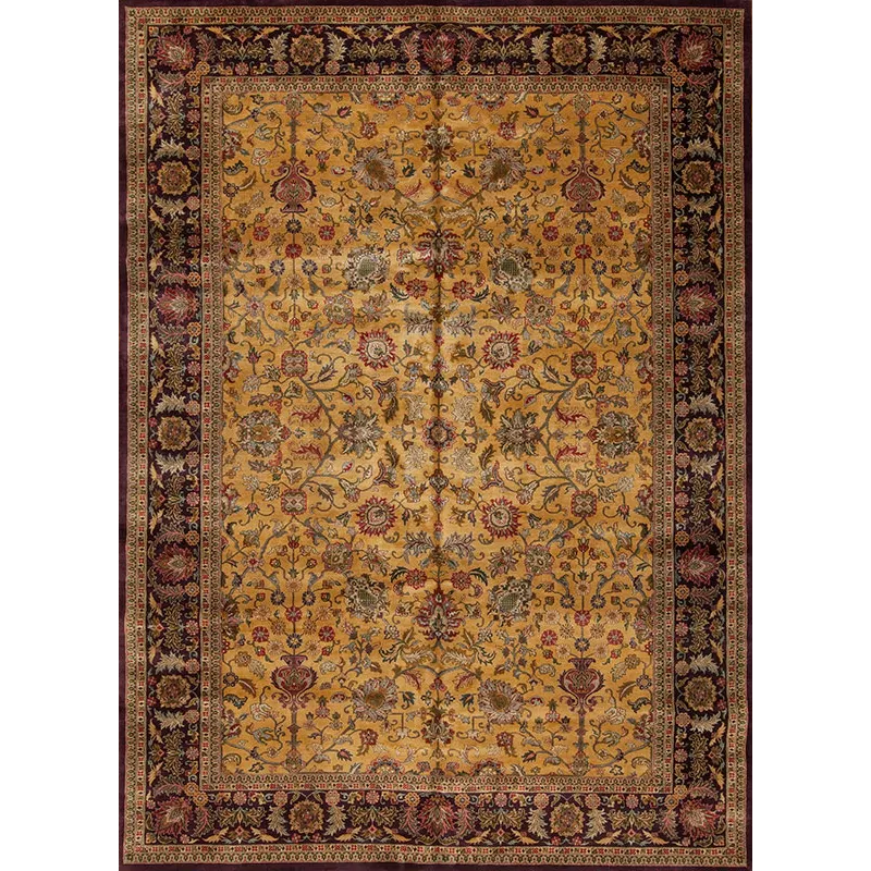 Assorted Traditional 83271 Rajasthan Collection 6001f, Gold/Plum