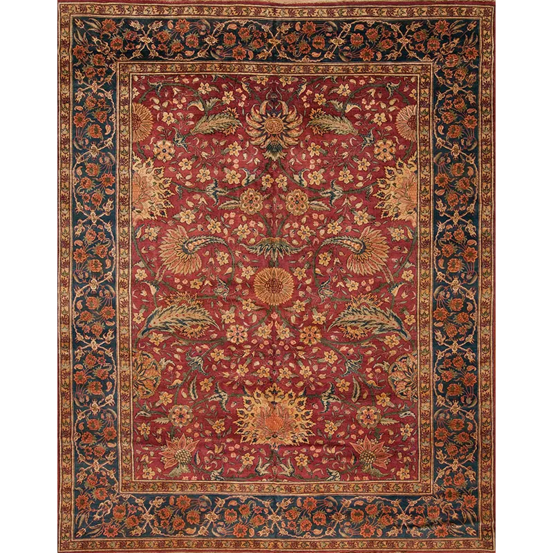 86639 10 12 LAHORE 2 RED BLUE 11.9 X 14.11 86639 10 12 Lahore 2, Red/Blue