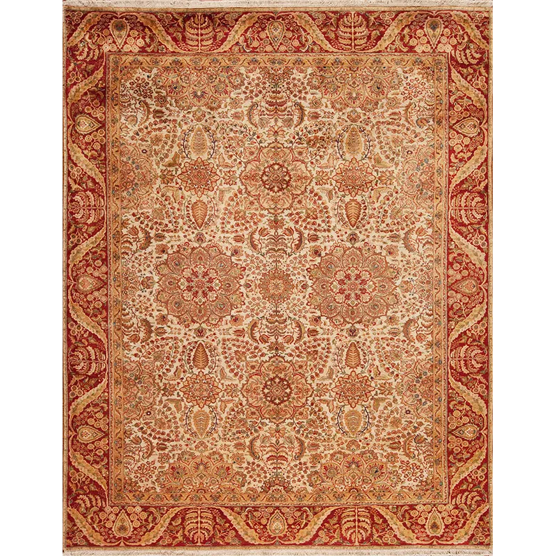 Pacific Heights, 87733 Ph-6005, Ivory/Red