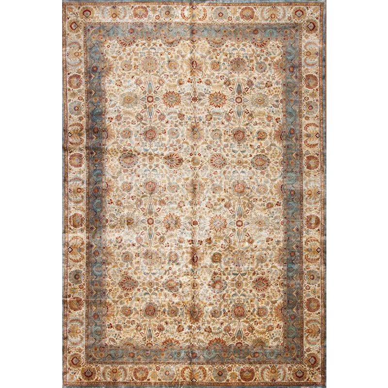 91790 Golden Age , Charm, Ivory/Blue