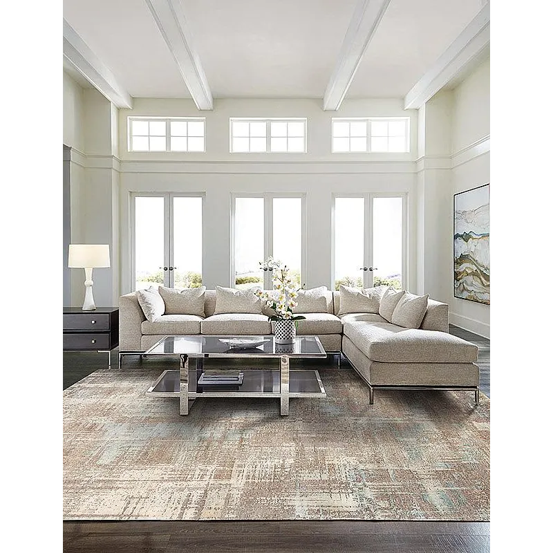 Affinity Wool &amp; Silk Friendship, Beige-Blue