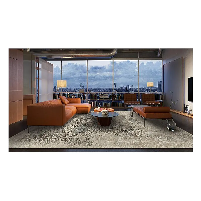 Transcendence Wool &amp; Silk Brilliance, Grey Blue