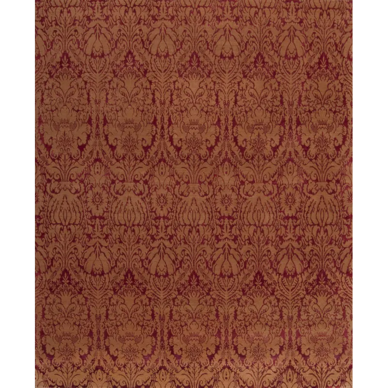 Modern Tibet 3 , Damask Damask, Red