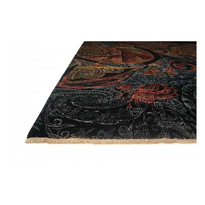 Art Tec, Spiral, Wool &amp; Silk, Black