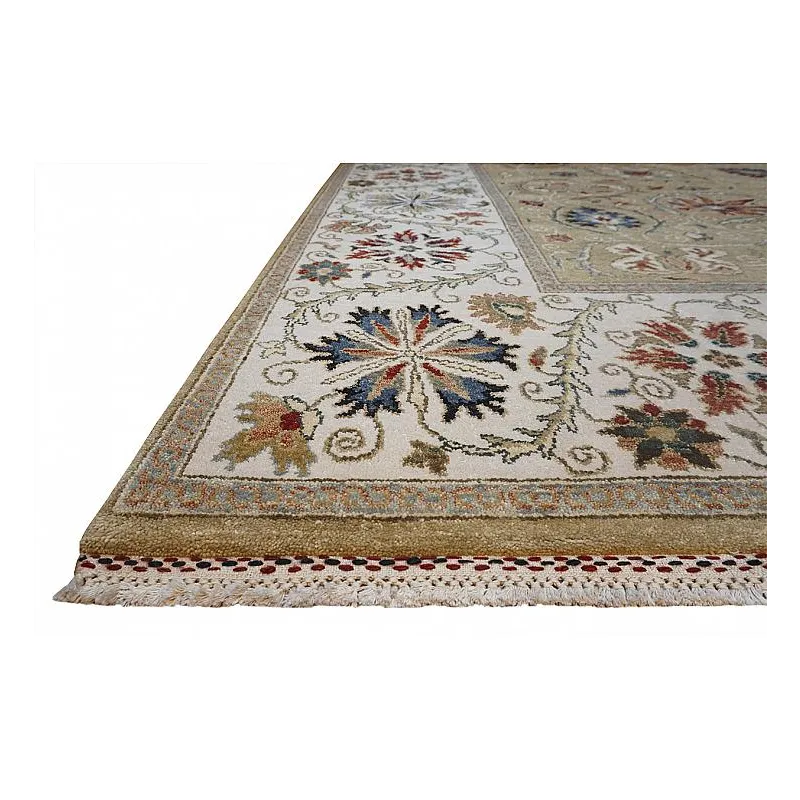 Suzani, Tambour, Wheat/Ivory