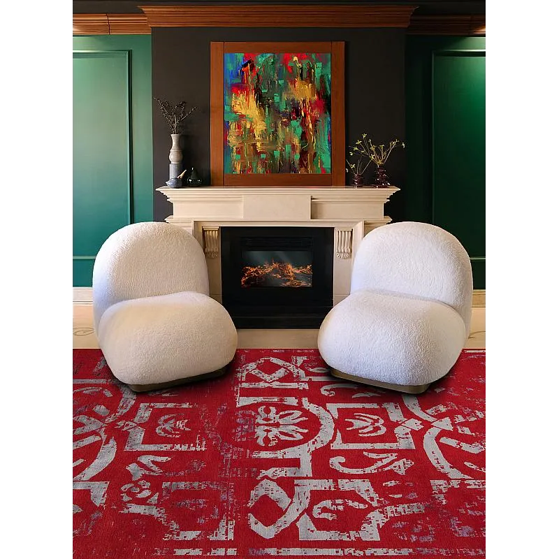 Modern Tibet 3 , Chakra, Red
