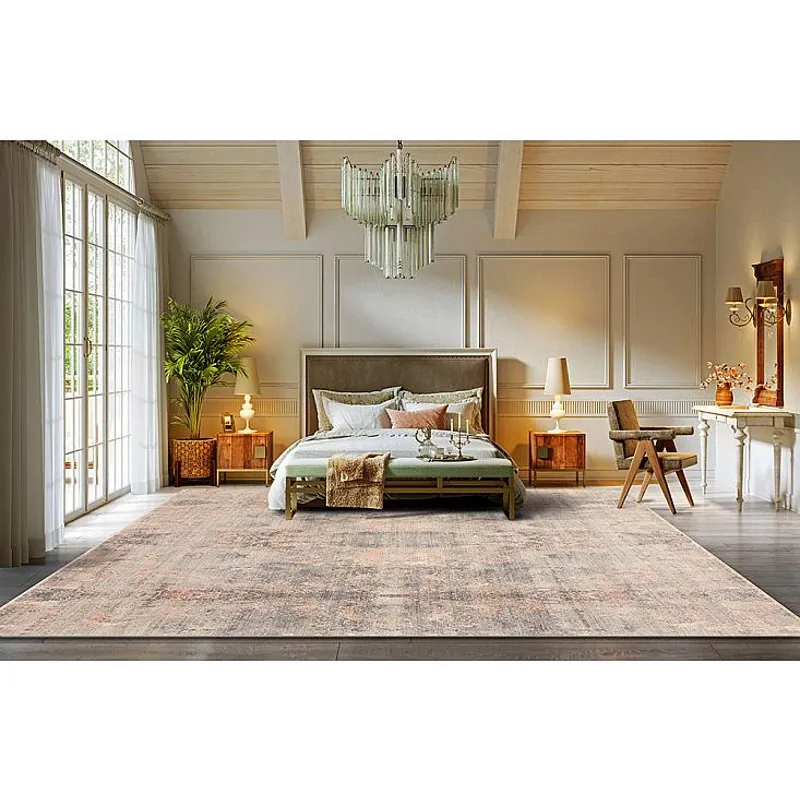 Pantheon Wool &amp; Silk, Electra, Grey-Salmon