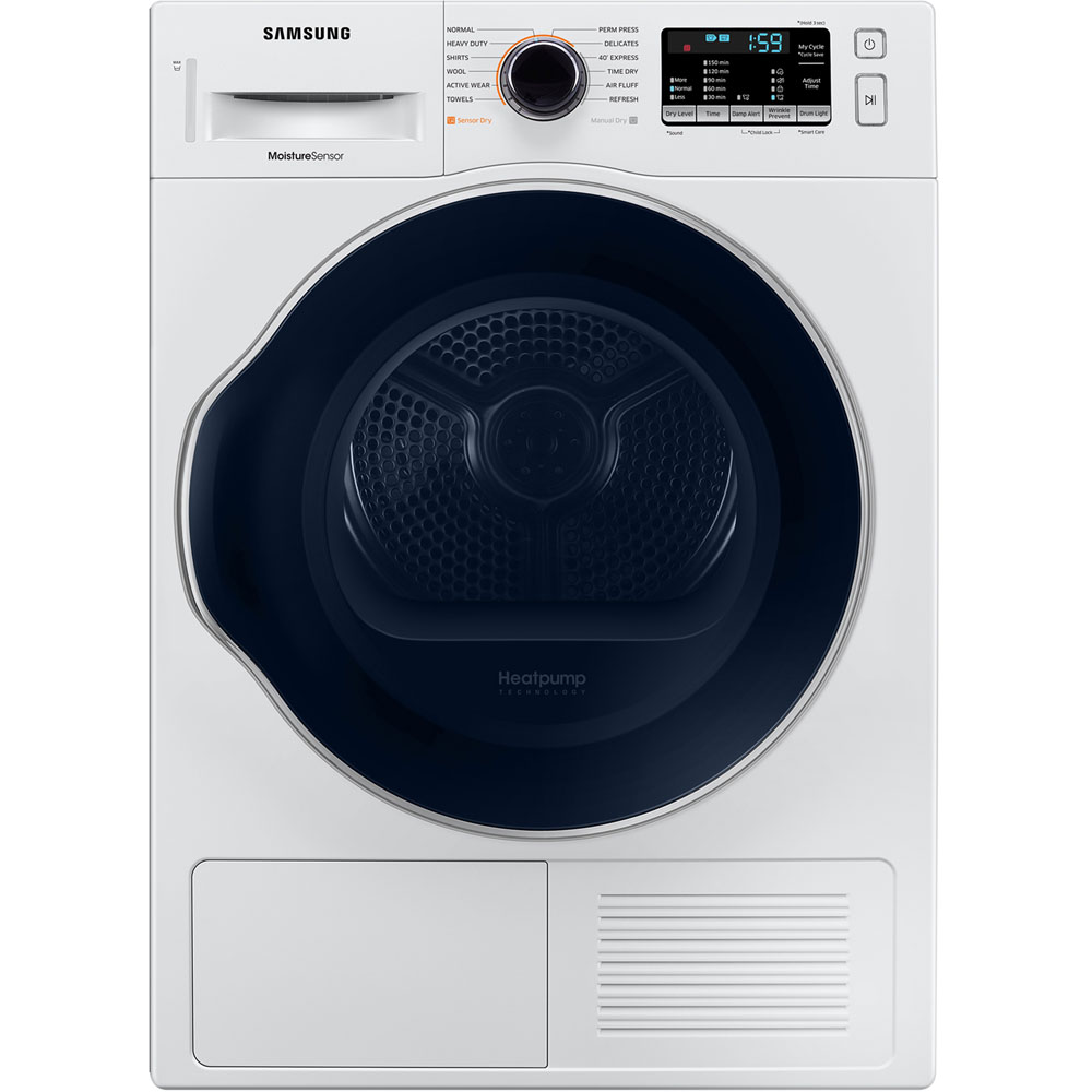 24" 4 cf Heatpump Front Load Compact Dryer with Smart Care DV22N6800HW