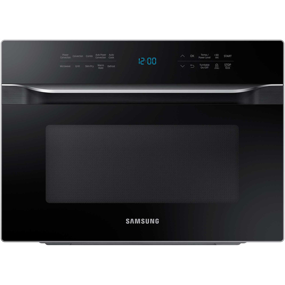 1.2 CF 1000W Countertop Convection MW; Slim Fry; Power Grill Duo MC12J8035CT by Samsung at
