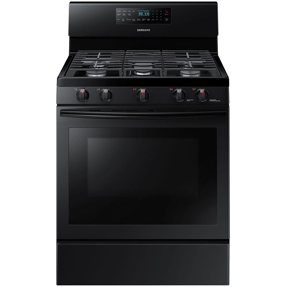 5.8 cu ft Gas Range; Griddle; Powerful Cooktop; Grate Indicator Marks