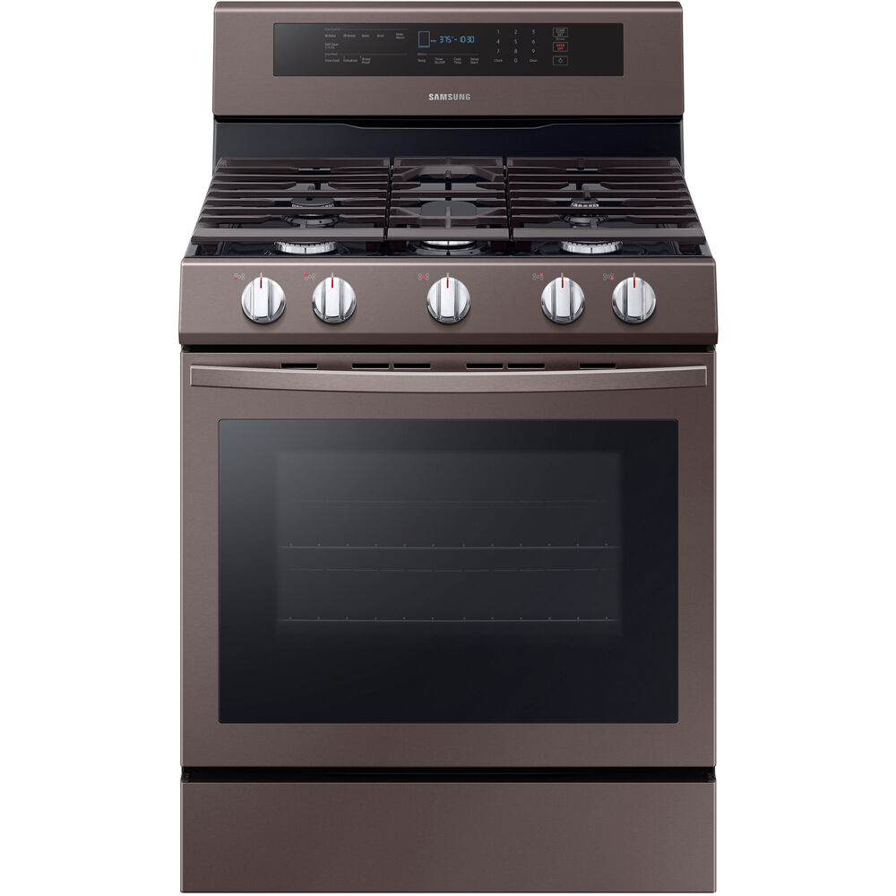 5.8 cu ft Gas Range, True Convection, Illuminated Knobs, 10K Oval