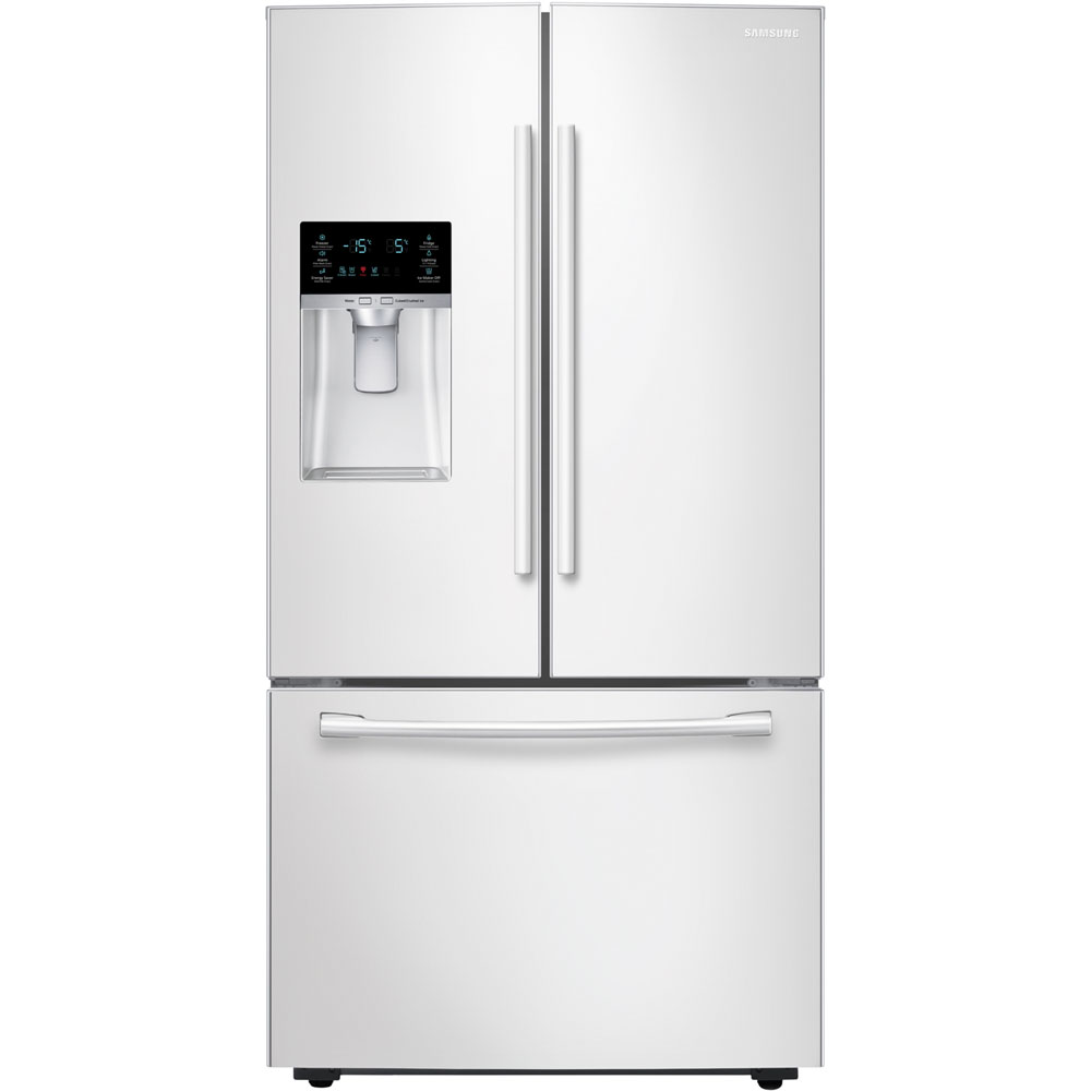 23 Cu.Ft. CounterDepth French Door Refrigerator RF23HCEDBWW by Samsung