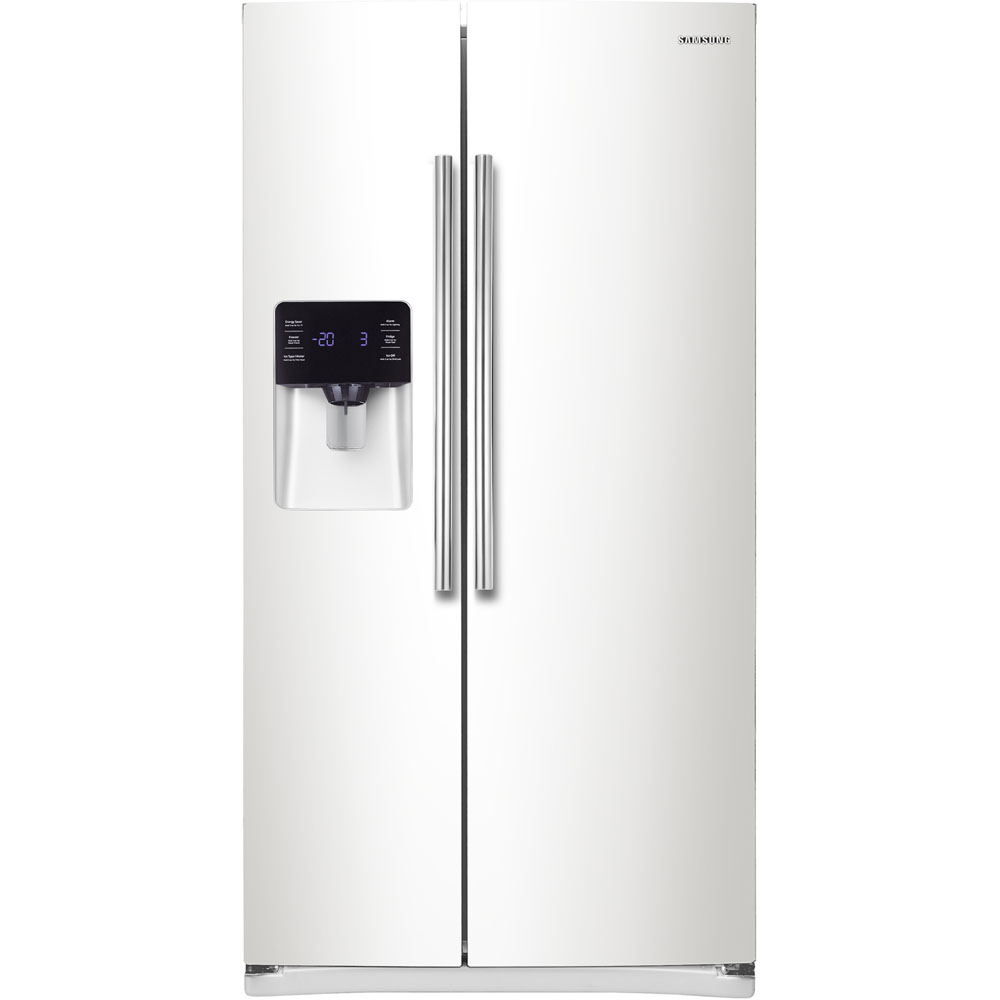 25 Cu.Ft. Side by Side Refrigerator RS25H5111WW by Samsung at Missouri