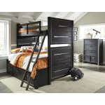 Graphite Twin Bunk Bed Ends