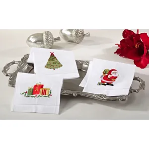 Hemstitched [Santa] Towel 14"x22"