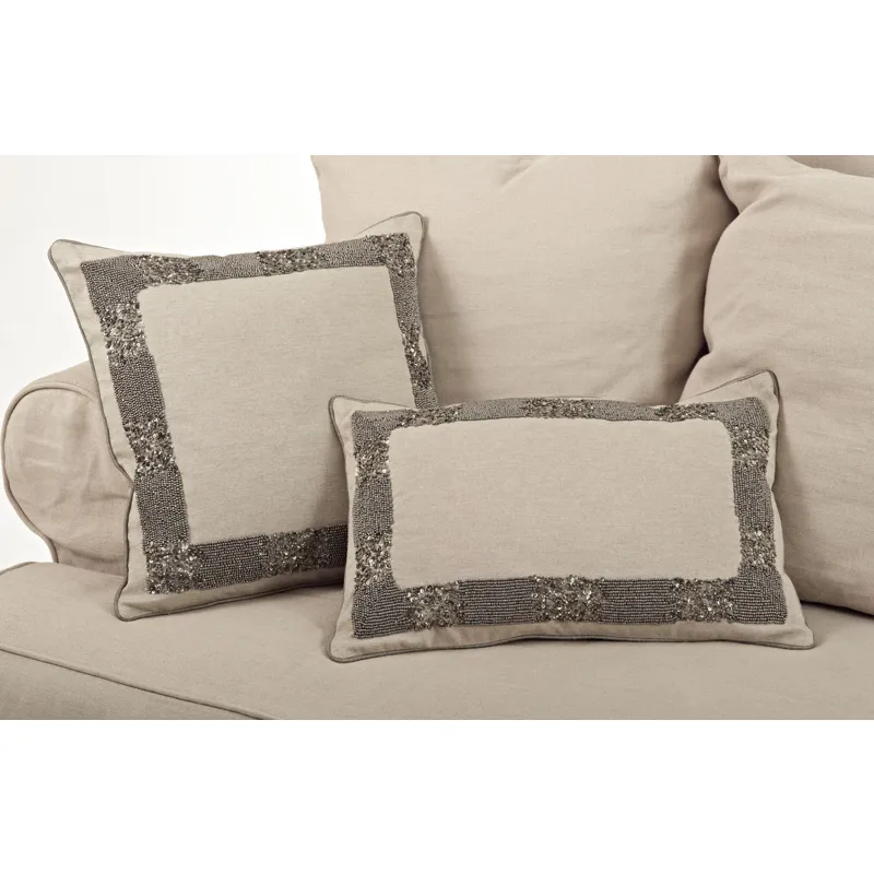 Beaded Design Pillow