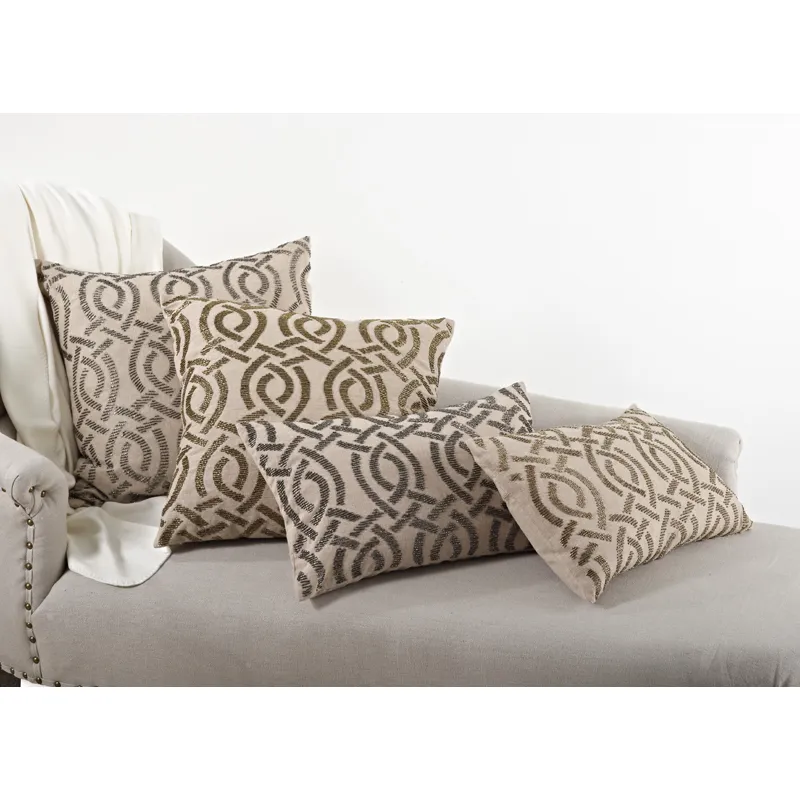 Beaded Design Pillow