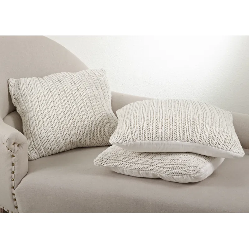Knitted Design Pillow