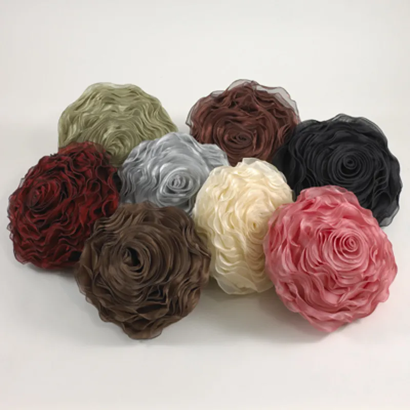 Rose Design Pillow