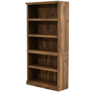 Sauder Select 5-Shelf Bookcase - Vintage Oak