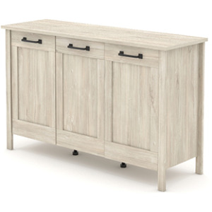 Sauder Select 3-Door Storage Cabinet - Chalk Oak