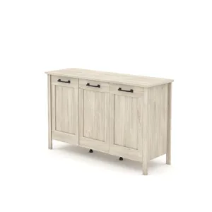 Sauder Select 3-Door Storage Cabinet - Chalk Oak