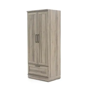 HomePlus Wardrobe/Storage Cabinet - Salt Oak