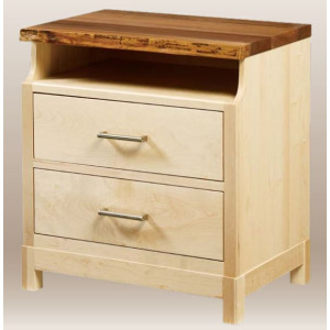 Westmere Nightstand 2 Drawer w/Opening