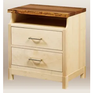 Westmere Nightstand 2 Drawer w/Opening