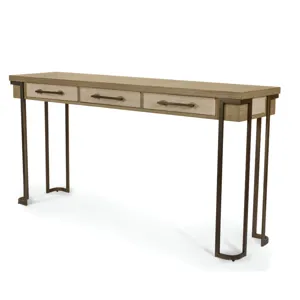 Rio Vista 3-Drawer Console Table w/ Power