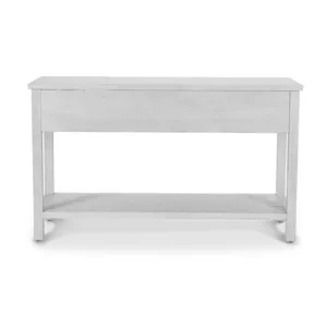 Geneva - 2-Drawer Console - Distressed White Finish