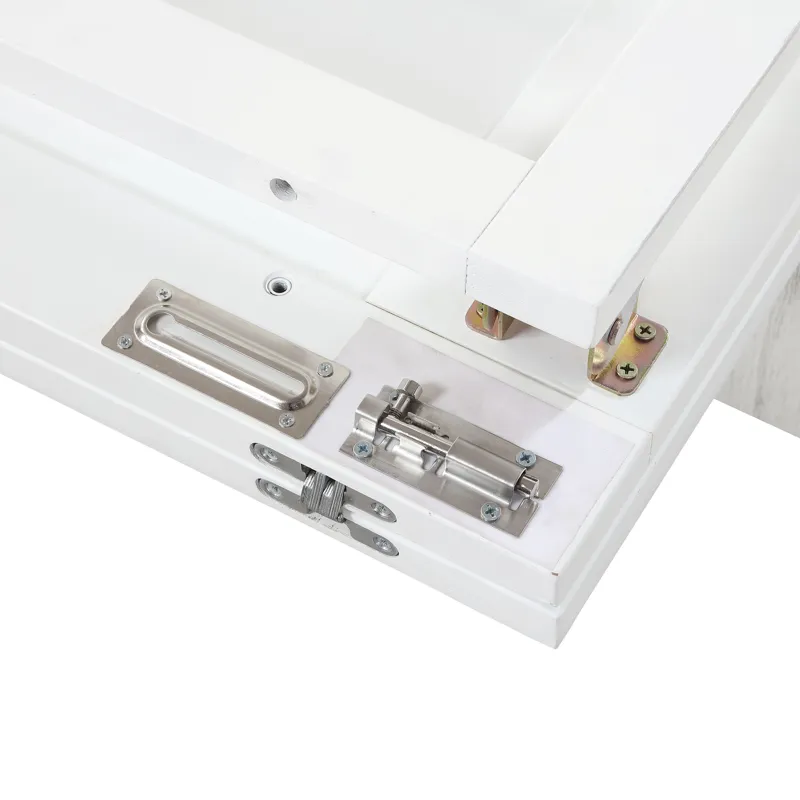 Surfside - Queen Cabinet Bed (Flip Top) Component - Weathered White Finish