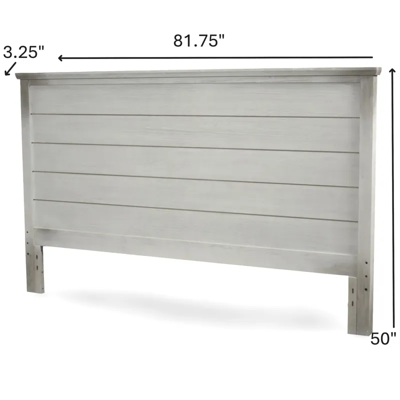 Geneva - Headboard - Distressed White Finish
